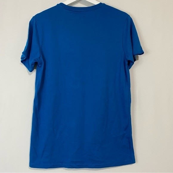 JZD Women’s My Ancestors Are Always Cheering Me On Graphic Tee Shirt Blue NWT - Picture 5 of 6